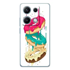 Чехол с изображением вкусной еды для Xiaomi Redmi Note 14S (Сочные пончики)