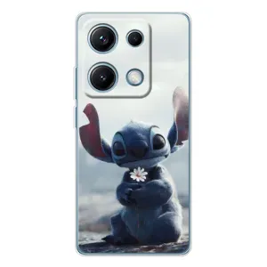 Чехол с рисунком Стич для Xiaomi Redmi Note 14S (Стич с цветочком)