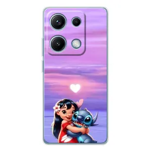 Чехол с рисунком Стич для Xiaomi Redmi Note 14S (Стич и Лило)