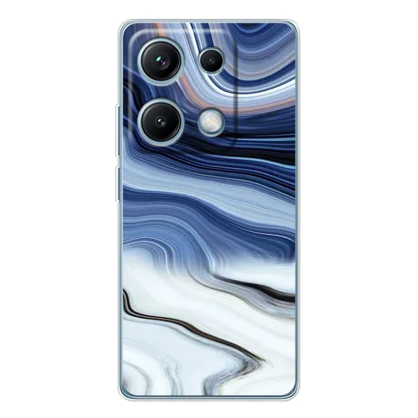 Чехол с рисунком «Светлый мрамор» для Xiaomi Redmi Note 14S
