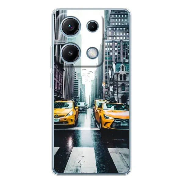 Чехол с рисунком «Такси» для Xiaomi Redmi Note 14S Чехол с рисунком «Такси» для Xiaomi Redmi Note 14S