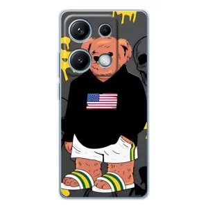 Чохли Мішка Тедді для Редмі Ноут 14С (Teddy USA)