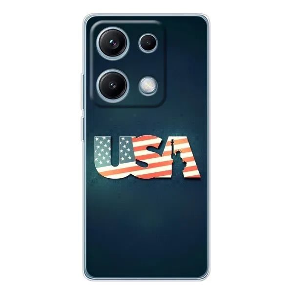 Чехол с рисунком «USA» для Xiaomi Redmi Note 14S Чехол с рисунком «USA» для Xiaomi Redmi Note 14S