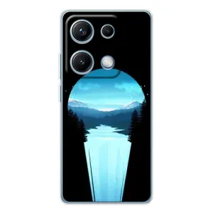 Летний Чехол на Xiaomi Redmi Note 14S (Синий Водопад)