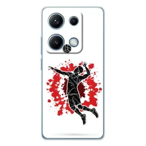 Чохли з прінтом Спортивна тематика для Xiaomi Redmi Note 14S (Волейболіст)