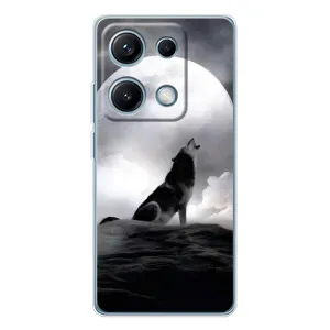Чохол з Вовком на Xiaomi Redmi Note 14S (Вовк і місяць)