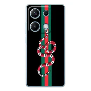 Чехлы Бренд GUCCI для Xiaomi Redmi Note 14S (Змей Гуччи)