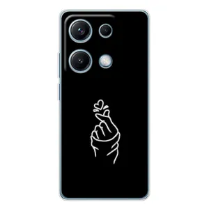 Чехлы (Знак сердечка) на Xiaomi Redmi Note 14S (Знак Сердечка)