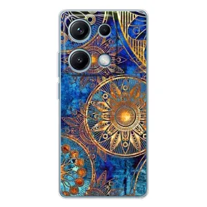 Чехлы со смыслом для Xiaomi Redmi Note 14S (Золотые узоры)