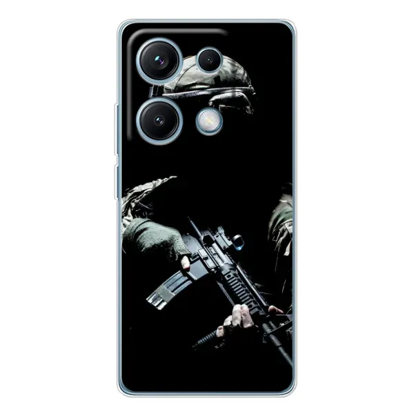 Чехол с рисунком «ЗСУ снайпер» для Xiaomi Redmi Note 14S