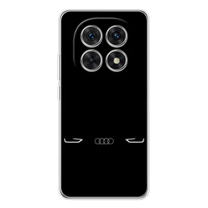 Силіконовий бампер з картинкою машини на Xiaomi Redmi Note 15 5G (Сілует Audi)