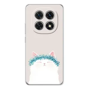 Чехол на тематику: Коты для Xiaomi Redmi Note 15 5G (Белый котик)