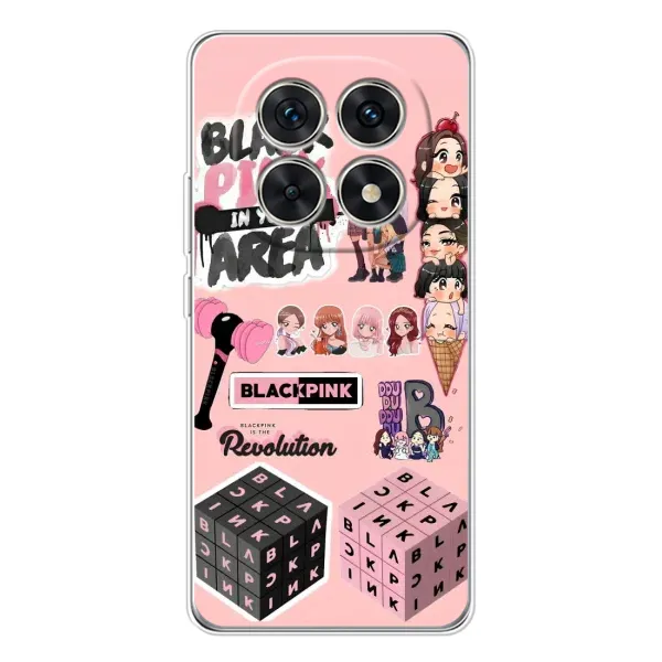 Чехол с рисунком «BLACK PINK коллаж» для Xiaomi Redmi Note 15 5G Чехол с рисунком «BLACK PINK коллаж» для Xiaomi Redmi Note 15 5G