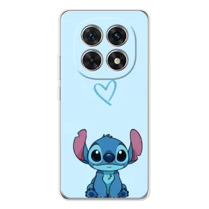 Чехол с рисунком Стич для Xiaomi Redmi Note 15 5G (Голубой Стич)