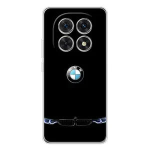 Силіконовий бампер з картинкою машини на Xiaomi Redmi Note 15 5G (Чорний BMW)