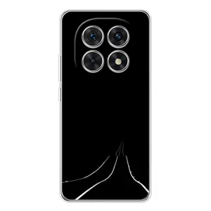 Чохол з картинками на чорному фоні для Xiaomi Redmi Note 15 5G (Дорога)