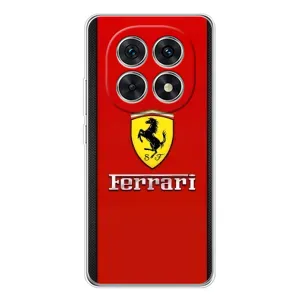 Силіконовий бампер з картинкою машини на Xiaomi Redmi Note 15 5G (Ferrari Logo)