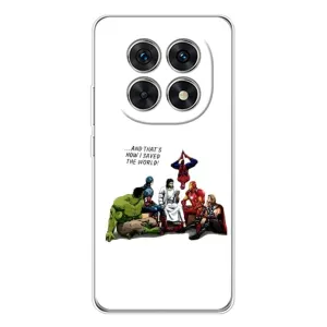 Чехлы для Xiaomi Redmi Note 15 5G (Для Христиан) (Иисус супергерой)