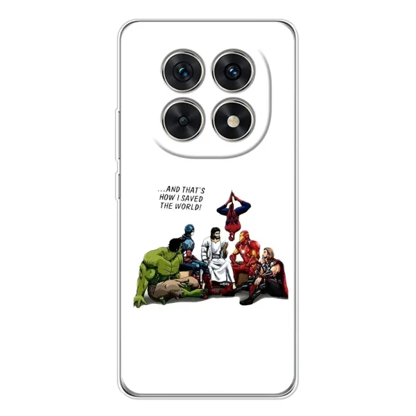 Чехол с рисунком «Иисус супергерой» для Xiaomi Redmi Note 15 5G Чехол с рисунком «Иисус супергерой» для Xiaomi Redmi Note 15 5G