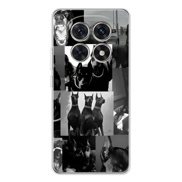 Чехол с рисунком «Коллаж Доберман» для Xiaomi Redmi Note 15 5G
