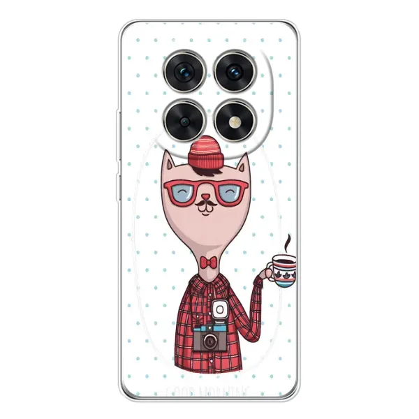 Чехол с рисунком «Кот аристократ» для Xiaomi Redmi Note 15 5G Чехол с рисунком «Кот аристократ» для Xiaomi Redmi Note 15 5G
