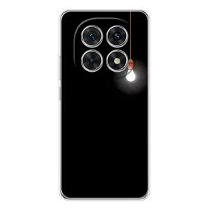 Чохол з картинками на чорному фоні для Xiaomi Redmi Note 15 5G (Лампочка)