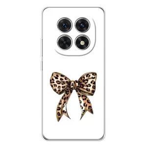 Чехол банты для Xiaomi Redmi Note 15 5G (Леопардовый принт)