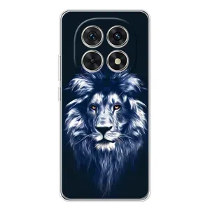Чехол с картинкой на Xiaomi Redmi Note 15 5G (Лев - синий)