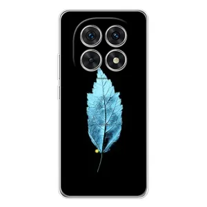 Чохол з картинками на чорному фоні для Xiaomi Redmi Note 15 5G (Листя)