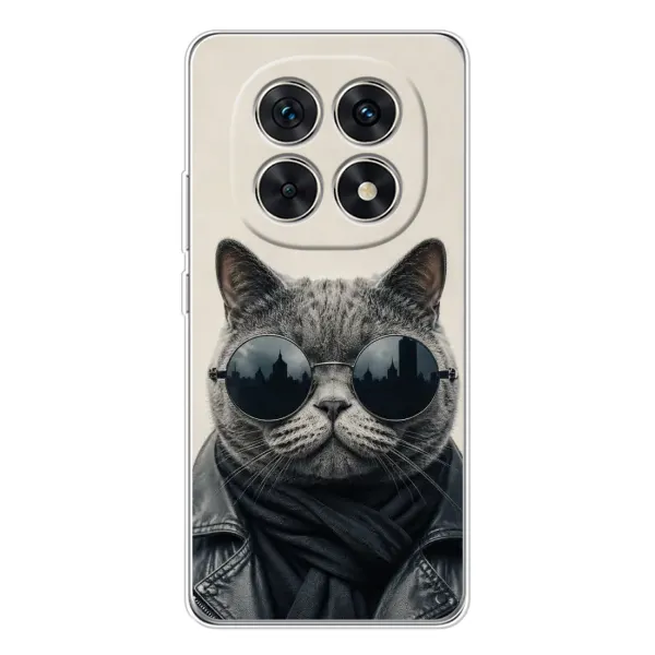 Чехол с рисунком «Модный кот» для Xiaomi Redmi Note 15 5G Чехол с рисунком «Модный кот» для Xiaomi Redmi Note 15 5G