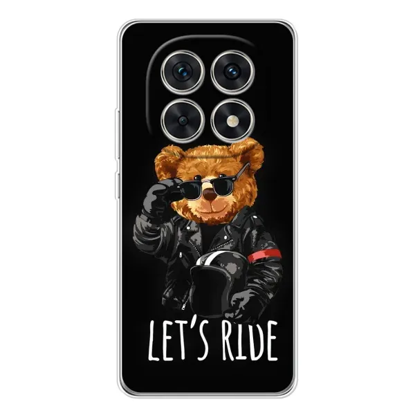 Чехол с рисунком «Модный Мишка» для Xiaomi Redmi Note 15 5G