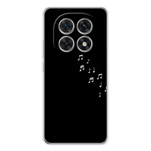 Чохол з картинками на чорному фоні для Xiaomi Redmi Note 15 5G (Ноти)