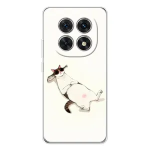 Чехол на тематику: Коты для Xiaomi Redmi Note 15 5G (Отдых)