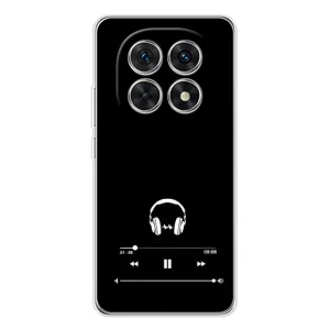 Чохол з картинками на чорному фоні для Xiaomi Redmi Note 15 5G (Плеєр)