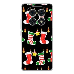 Силиконовый бампер на рождество для Xiaomi Redmi Note 15 5G (Рождественские подарки)
