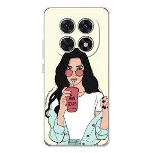Силіконовый Чохол на Xiaomi Redmi Note 15 5G з картинкой Модных девушек (З напоєм)