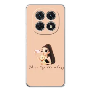 Силіконовый Чохол на Xiaomi Redmi Note 15 5G з картинкой Модных девушек (З собакою)