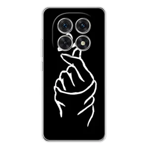 Чохол (Знак сердечка) для Xiaomi Redmi Note 15 5G (Сердечко на чорному)