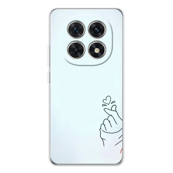Чехол с рисунком «Сердце на голубом» для Xiaomi Redmi Note 15 5G Чехол с рисунком «Сердце на голубом» для Xiaomi Redmi Note 15 5G