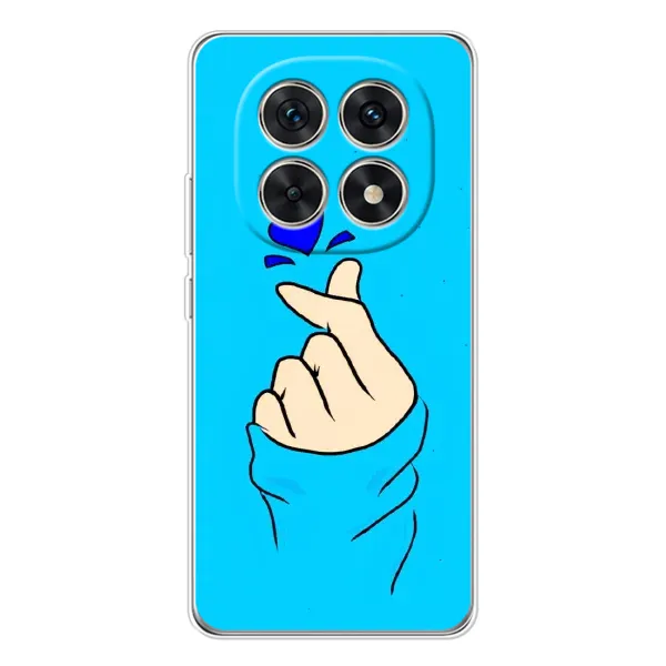 Чехол с рисунком «Сердце на синем» для Xiaomi Redmi Note 15 5G Чехол с рисунком «Сердце на синем» для Xiaomi Redmi Note 15 5G