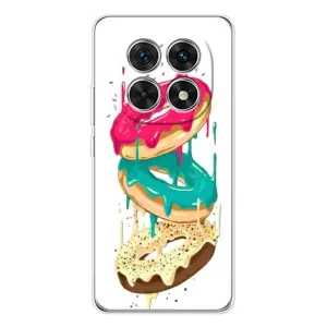 Чехол с изображением вкусной еды для Xiaomi Redmi Note 15 5G (Сочные пончики)