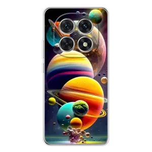 Чехол (ТПУ) с планетами на Xiaomi Redmi Note 15 5G (Солнечна система)