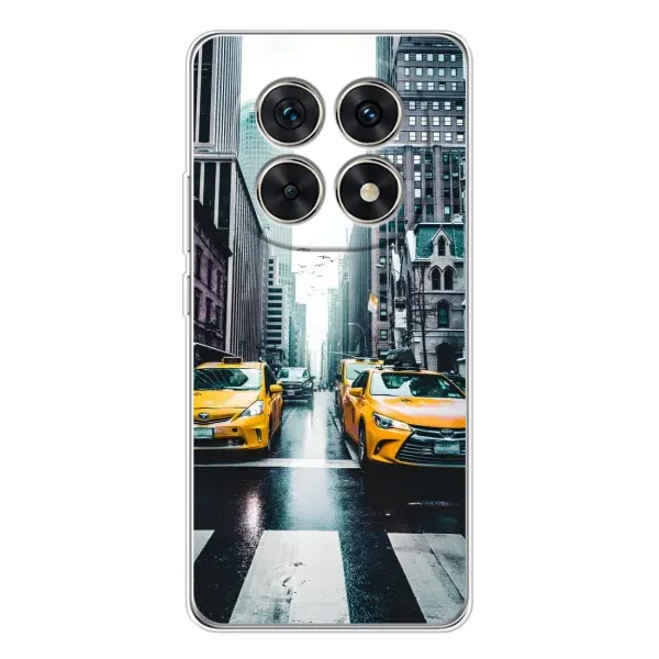 Чехол с рисунком «Такси» для Xiaomi Redmi Note 15 5G Чехол с рисунком «Такси» для Xiaomi Redmi Note 15 5G