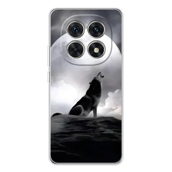 Чехол с рисунком «Волк и луна» для Xiaomi Redmi Note 15 5G Чехол с рисунком «Волк и луна» для Xiaomi Redmi Note 15 5G