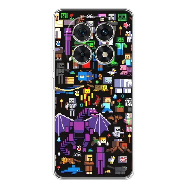 Чехол с рисунком «Все персонажи» для Xiaomi Redmi Note 15 5G