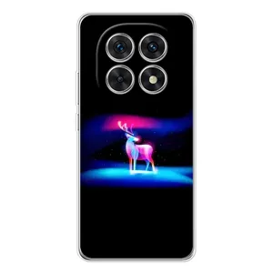 Силіконовий бампер з картинкою звірів для Xiaomi Redmi Note 15 5G (Яскравий олень)