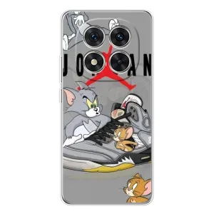 Силиконовый Чехол Nike Air Jordan на Xаomi Рэдми Нот 15 Про 5G (Air Jordan)
