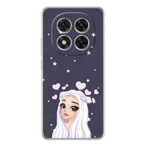 Чехол Стильные девушки на Xiaomi Redmi Note 15 Pro 5G (Девушка и сердечки)