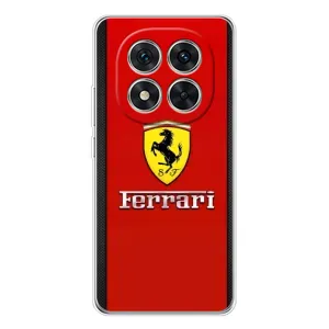 Силіконовий бампер з картинкою машини на Xiaomi Redmi Note 15 Pro 5G (Ferrari Logo)