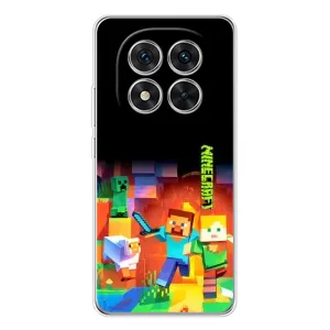 Чехлы для Xiaomi Redmi Note 15 Pro 5G (Персонажи Майн Крафт) (Герой Майнкрафт)